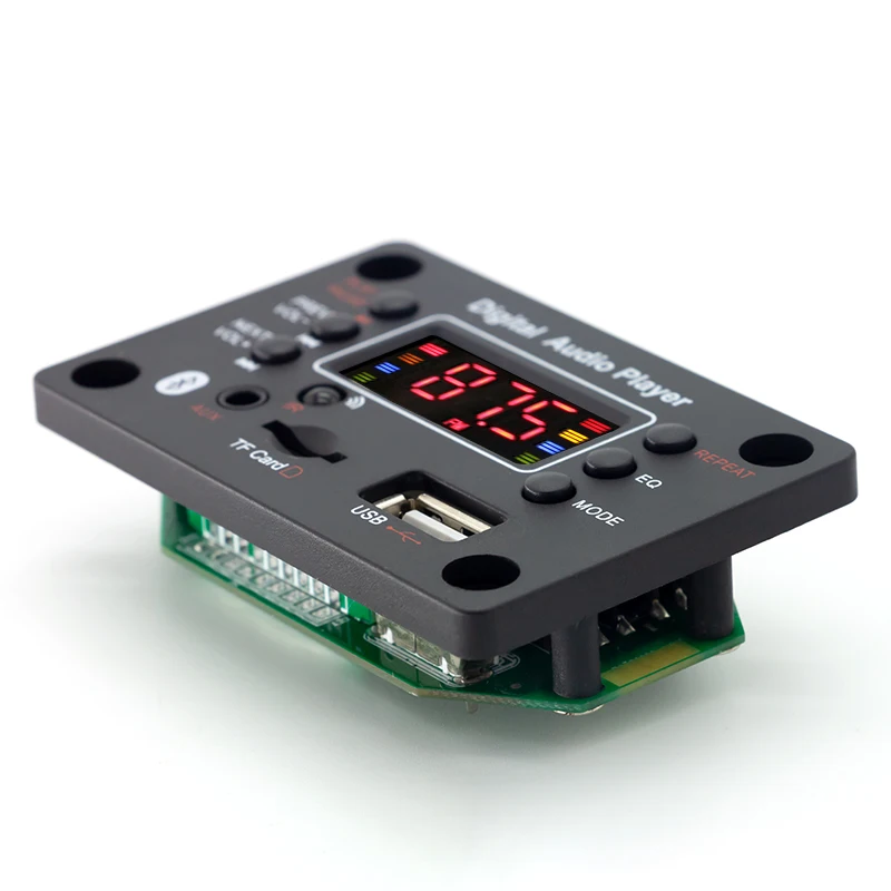  Bluetooth 5.0 Wireless mp3 Decoder Board WMA USB SD AUX FM Audio Radio Module 12V music player Memory For