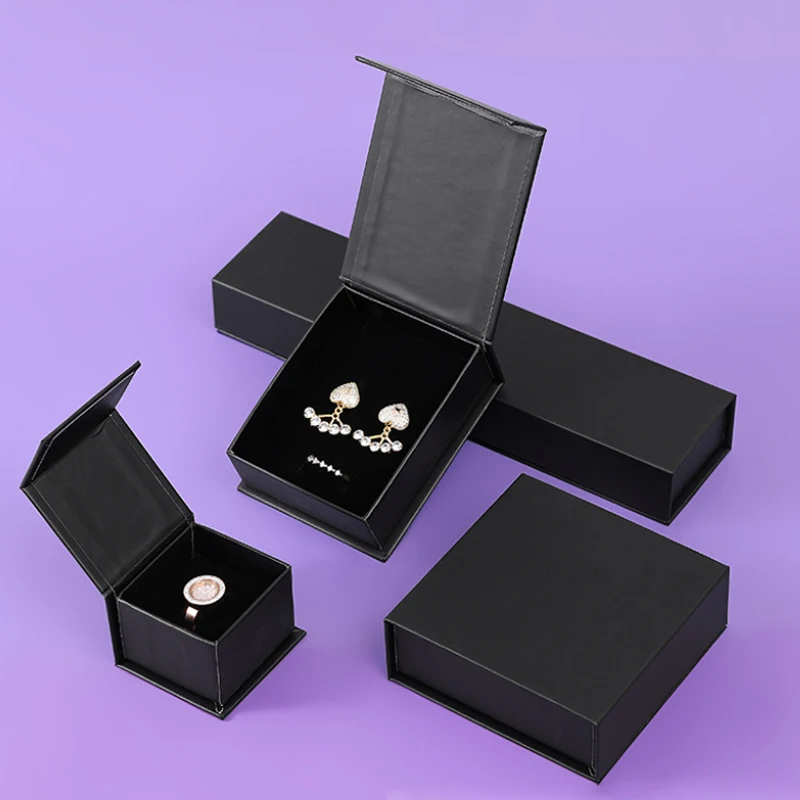 For Sale A4 Deep magnetic box small magnetic watch jewelry paper box packaging with lid