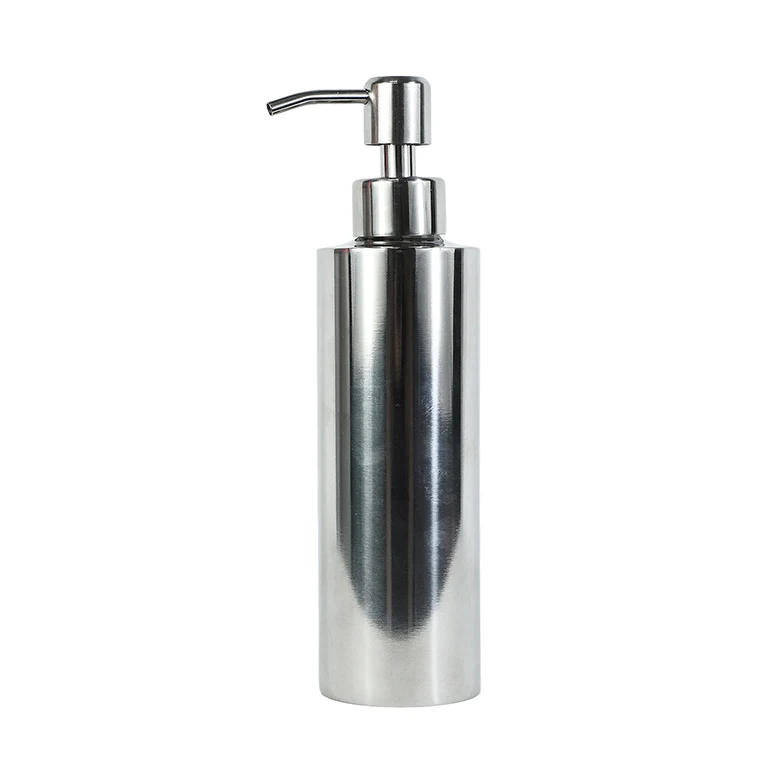 ECO Friendly Luxury Empty Bottiglia di shampoo Hand Sanitizer Bottle Stainless Steel Hotel Shampoo Bottle for Hotel