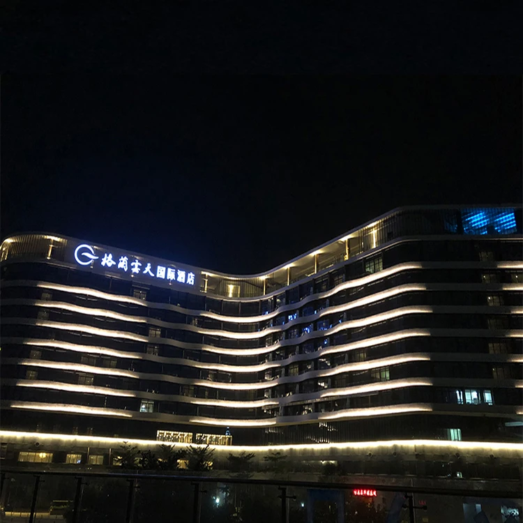 DMX led up lights outdoor 24w 36w led wall washer narrow beam angle 8 degree led linear wallwasher light