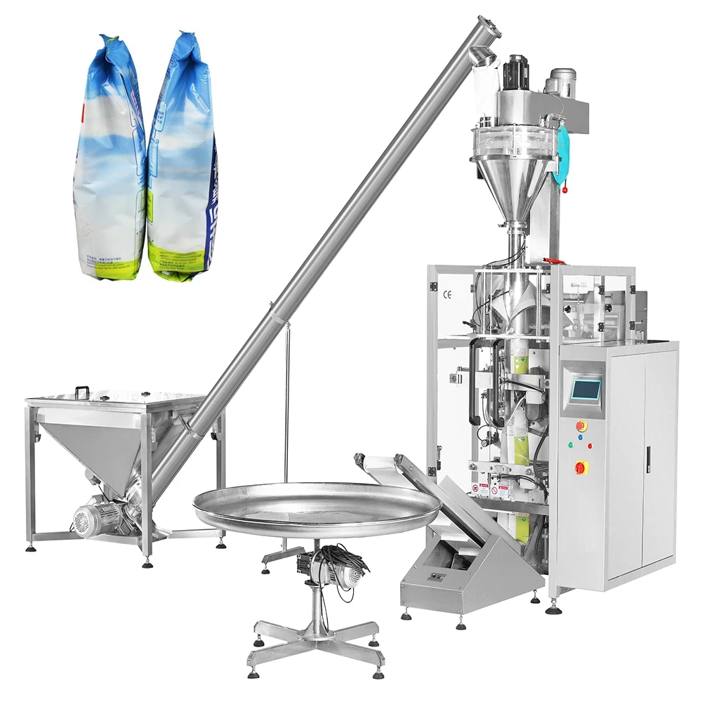vertical form fill seal food powder corn flour large bag packing machine 5kg