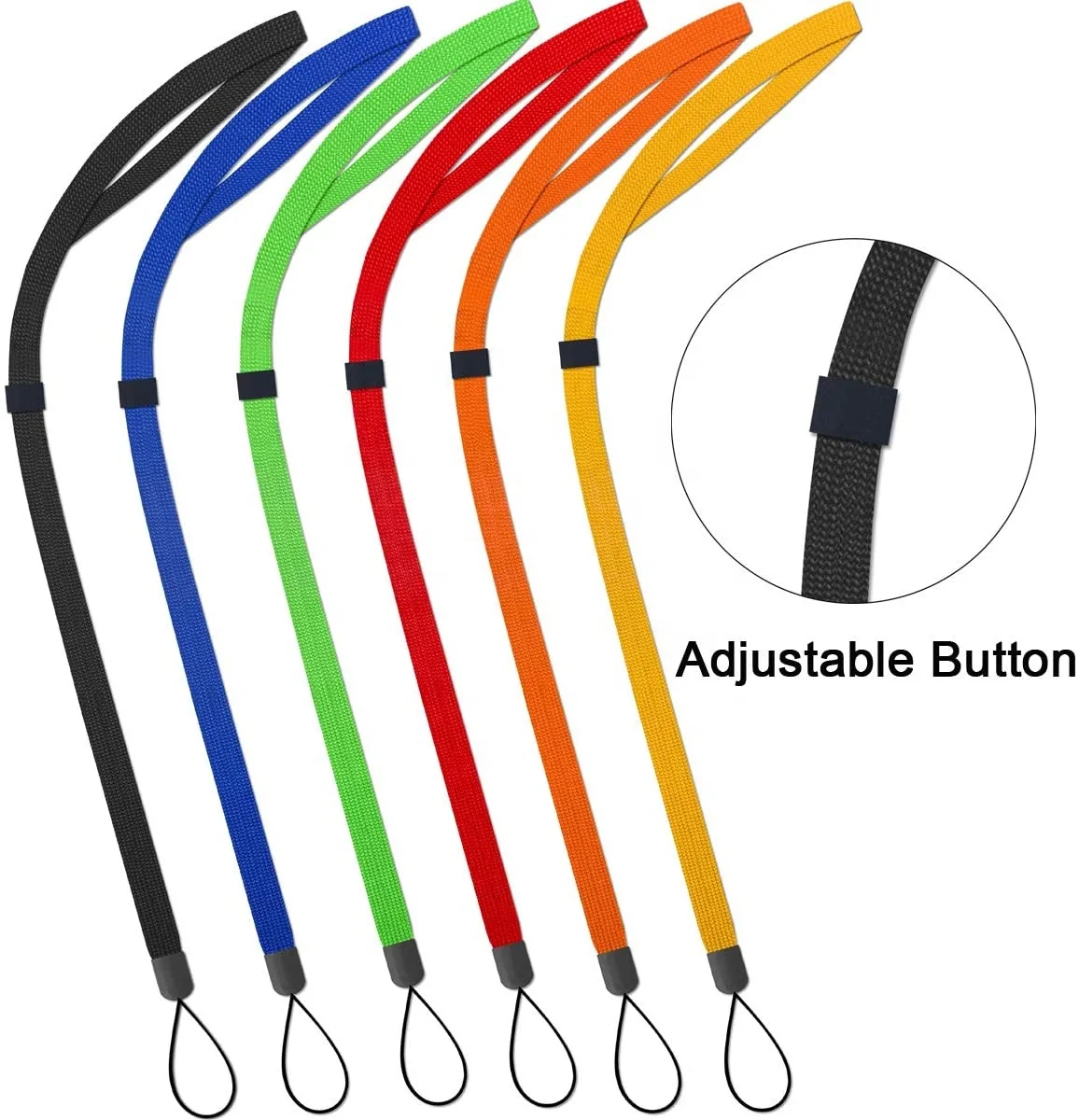 
Lanyard Adjustable for Walkie-Talkie Cruise Braided Flat Neck Strap for Keys Pen Phone id Badges Holder Office Name USB iPod 