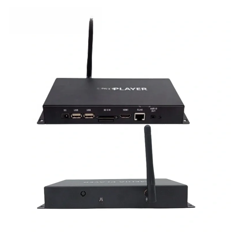 Full Screen Displaying Android 7.1 Media Player Tv Box Free Remote Control Software Video Wall Effect Android Box