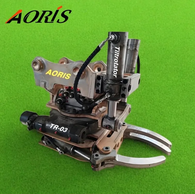 Быстрый Сцепной поворотник для экскаватора с наклоном конверт монтажным кронштейном MS03 диаметр штифта 50 мм и ширина рычага 205