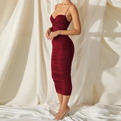 Factory Competitive Price Fast Shipping Sexy Plain Color Korean Hot Night Pub Dresses for Women