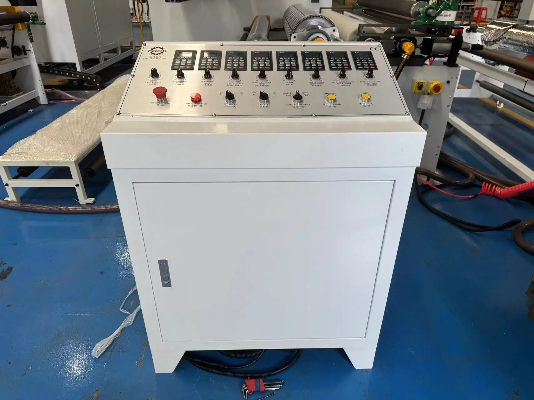 5 layers co-extrusion pe air bubble film machine