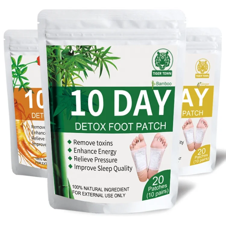 Korea 2 In1 Detox Foot Pads Beauty Slim Patch Best Seller Rose Detox Foot Patch