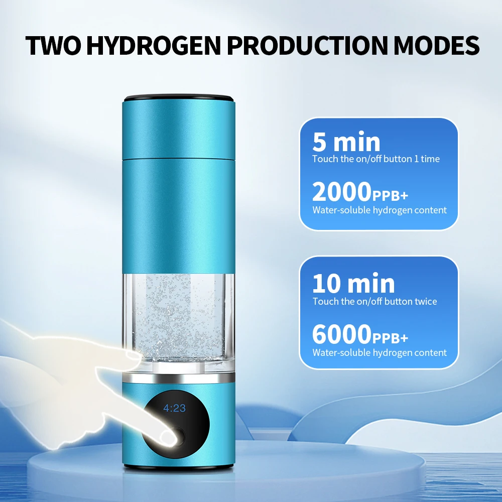 Cheap price 230Ml Portable&Rechargeable Water Electrolysis Ionizer Cup Rich Hydrogen Water Generator Bottle