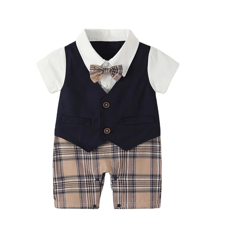 Детский комбинезон с коротким рукавом