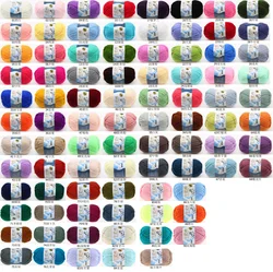 Super Fine 100% Cotton Dyed Dk Weight Yarn For Crochet