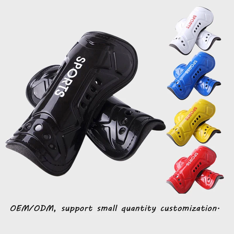 Shin Guard Straps Custom Shinguards Leg Protection Big Size Plastic Breathable Soccer Shin Guards For Kids Adult
