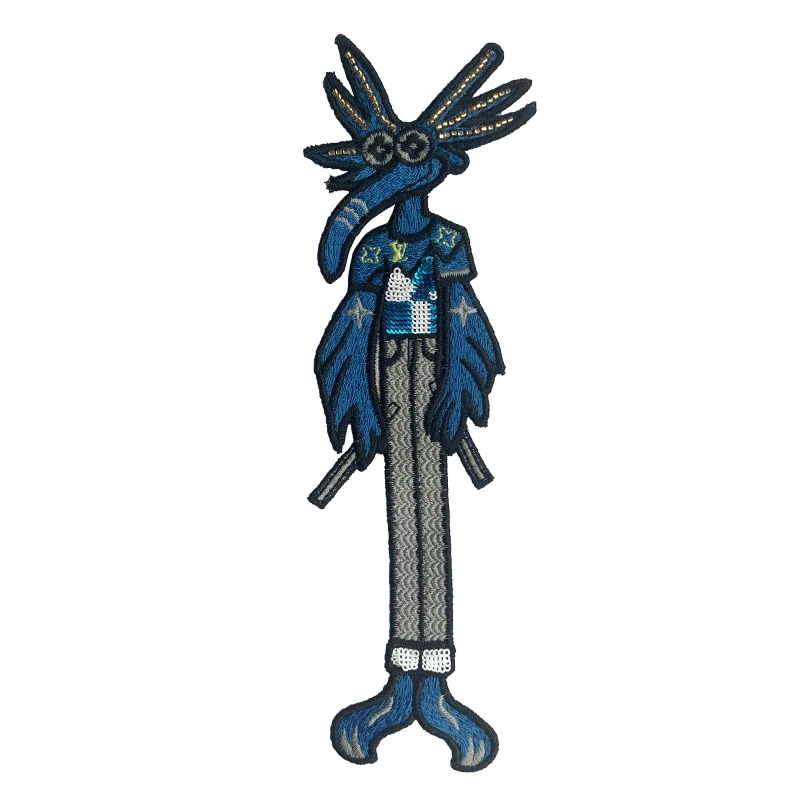 
Wholesale Custom iron on Patches Cartoon Anime Embroidered Badge Patch 