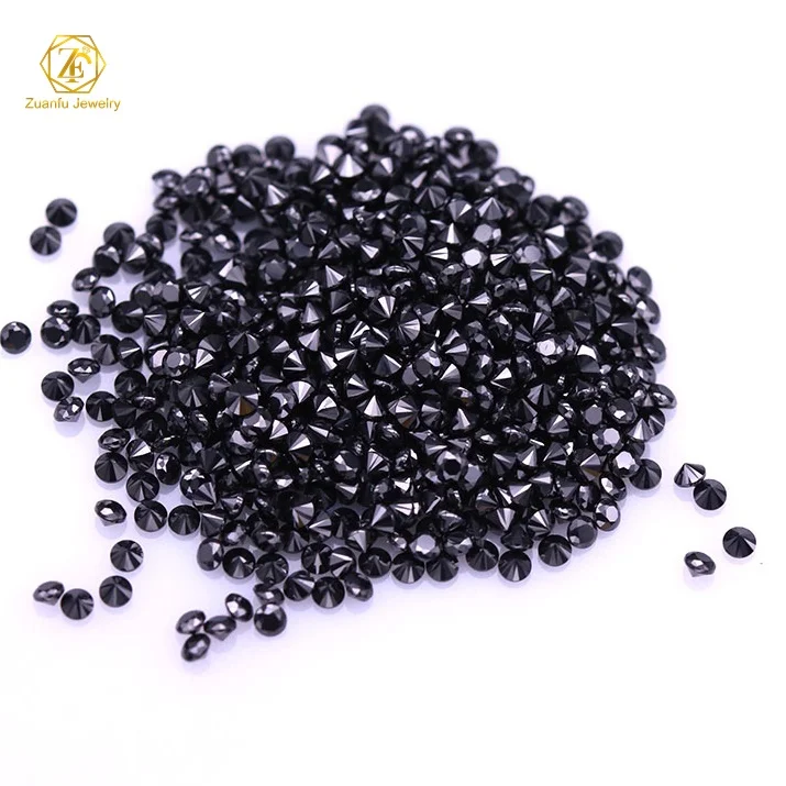 Factory Direct Sale Jewelry Making Small Size 1mm 1.5mm 2mm 3mm D VVS Black Loose Moissanite Diamond Wholesale Melee Moissanite