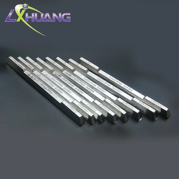 Lichuang tin bismuth solder bar sn42/bi58 low temperature melting point lead free welding rod for electronicproducts