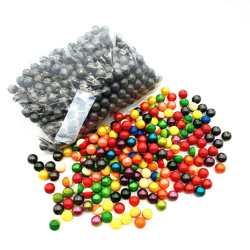 2000 pcs/box 0.68 caliber paintballs,paintball balls,paintball bullet made with gelatin and PEG easy to wash
