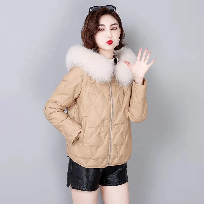 Fur Winter Jacket for Women Plus size Winter Hooded Coat Women Parkas Warm Down Jacket Female Coat Lady