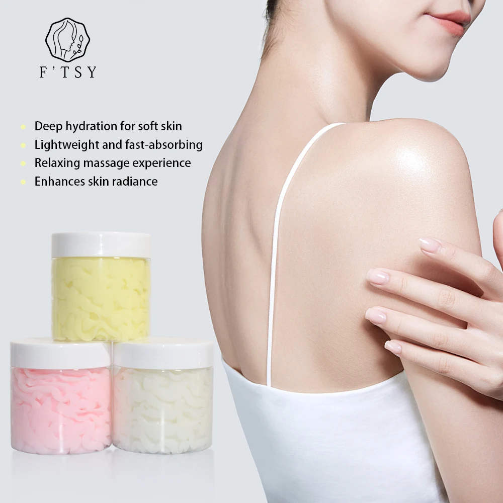 Factory Custom Natural Organic Colorful Creamy Texture Body Butter Cream Moisturizing Rainbow Whipped Soap