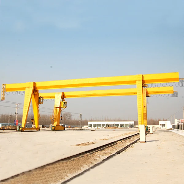 10 ton load capacity single girder with a platform trolley wooden a frame gantry crane