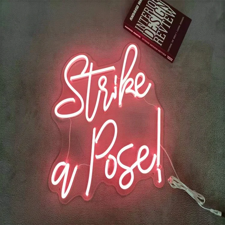 
OUX wholesale 12v electric flex advertising it was all a dream letter acrylic custom neon signs 