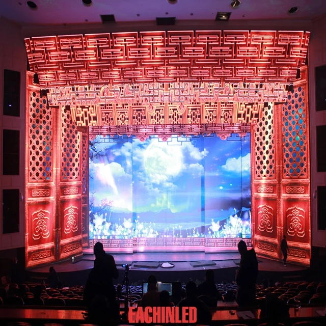 China Manufacture Transparent Panel Advertisement Big Outdoor Tv Panel 3D Led Screen