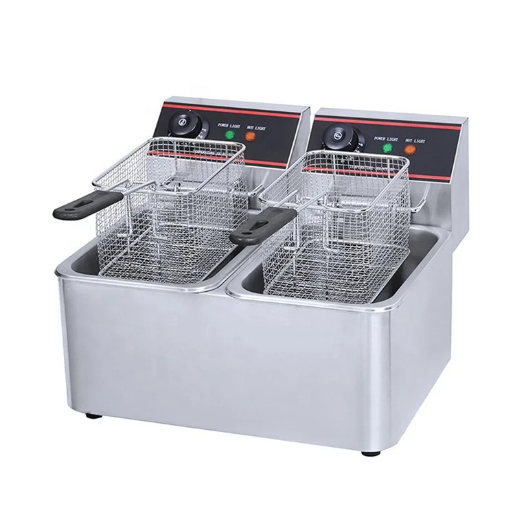 KFC 3/4 Burners Commercial Chicken Fish Frying Fried Open Deep Gas LPG Gaz Chips Potato Fryer