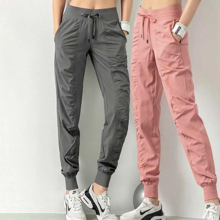 
Custom Casual Nylon Sports Track Pants Women 