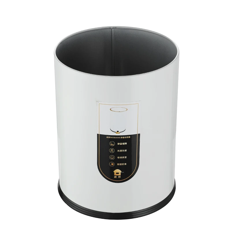 factory direct sale Round  metal waste bin hotel bins