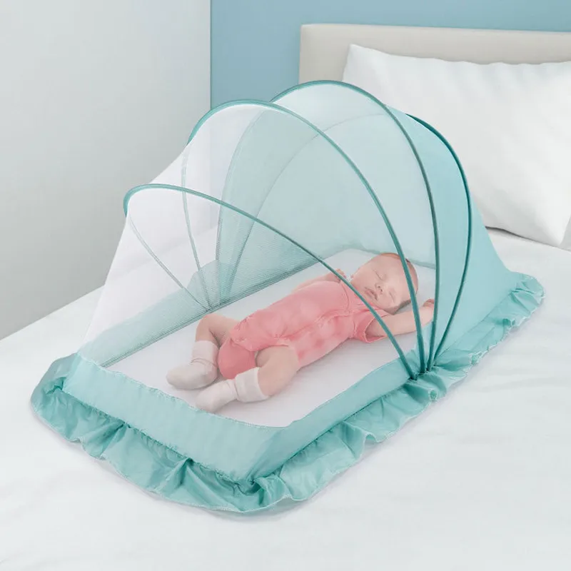 High Quality Newborn Foldable Crib Baby Travel Tent Portable Folding Crib Baby Bed Mosquito Net