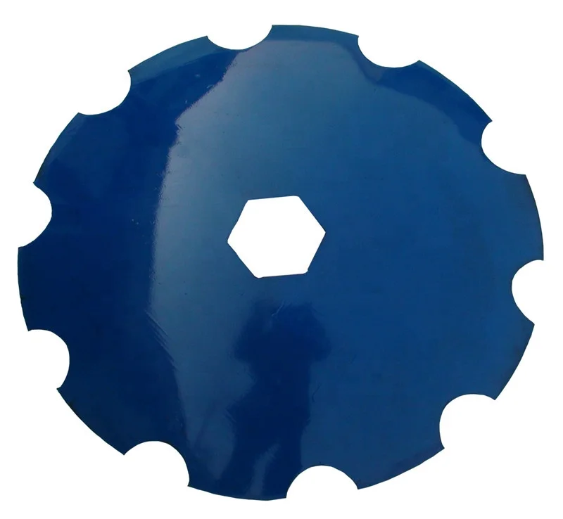Farm tillage machine parts notched disc blades for wholesale