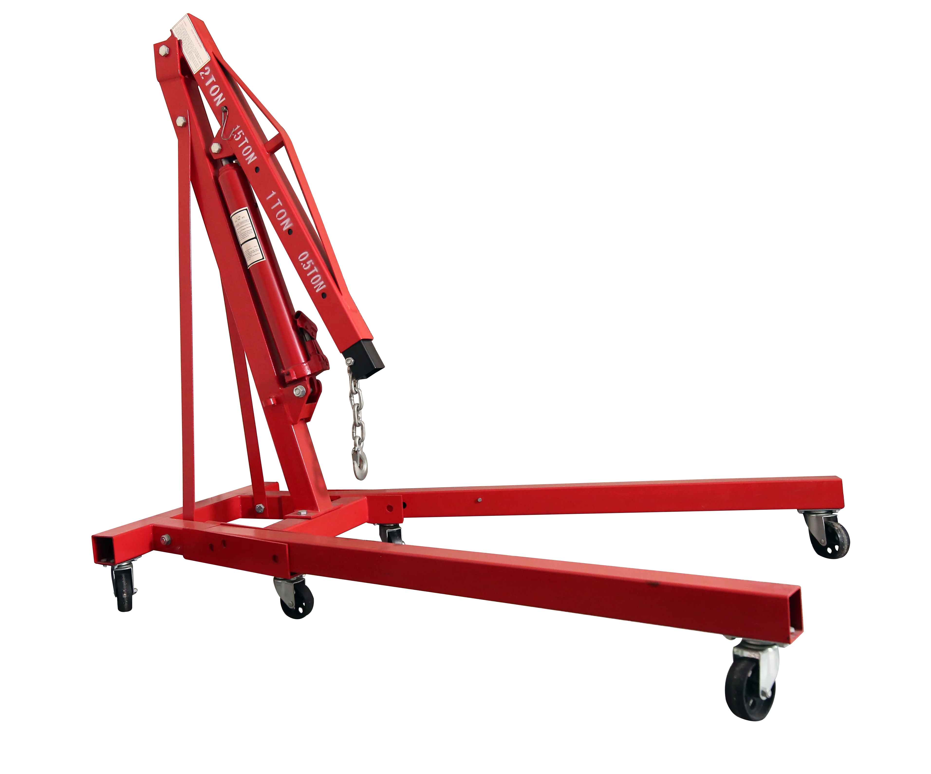 Customized High Quality Factory Supplies 2ton Engine Crane Shop Crane Long Ram Pump Jack  Car Tools  Engine Lift 2ton