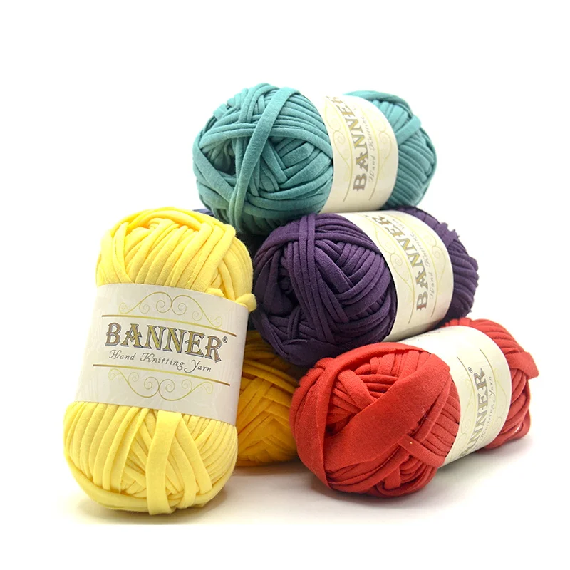 Hot Sale Handicrafts T-Shirt Yarn Crochet  Hand Knitting