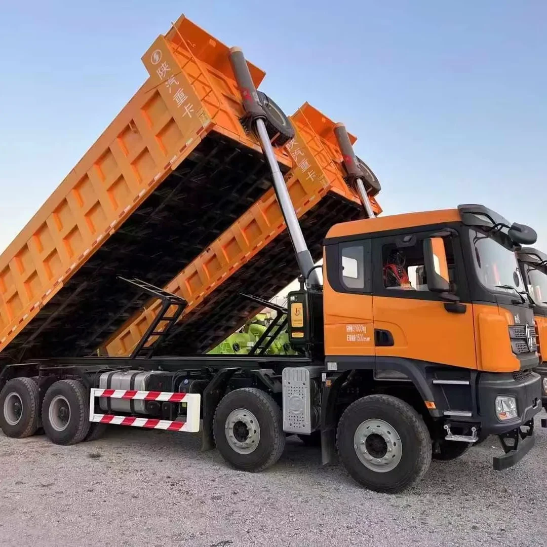 SHACMAN M3000 M3000S X3000 X5000 8x4 Used Dump Truck Tipper Diesel Fuel Manual Transmission Left Steering Heavy Truck for Sale