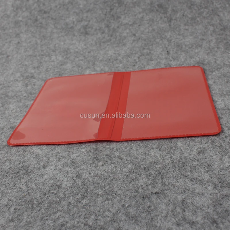 
Plastic Vinyl Travel Ticket Wallet 