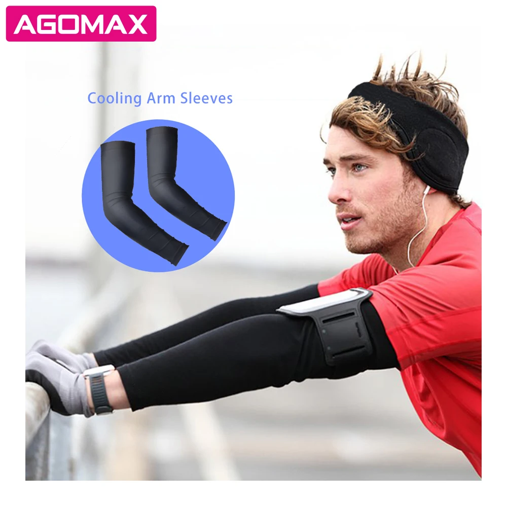 Custom wholesale sport sleeve compression spandex elastic arm sleeve