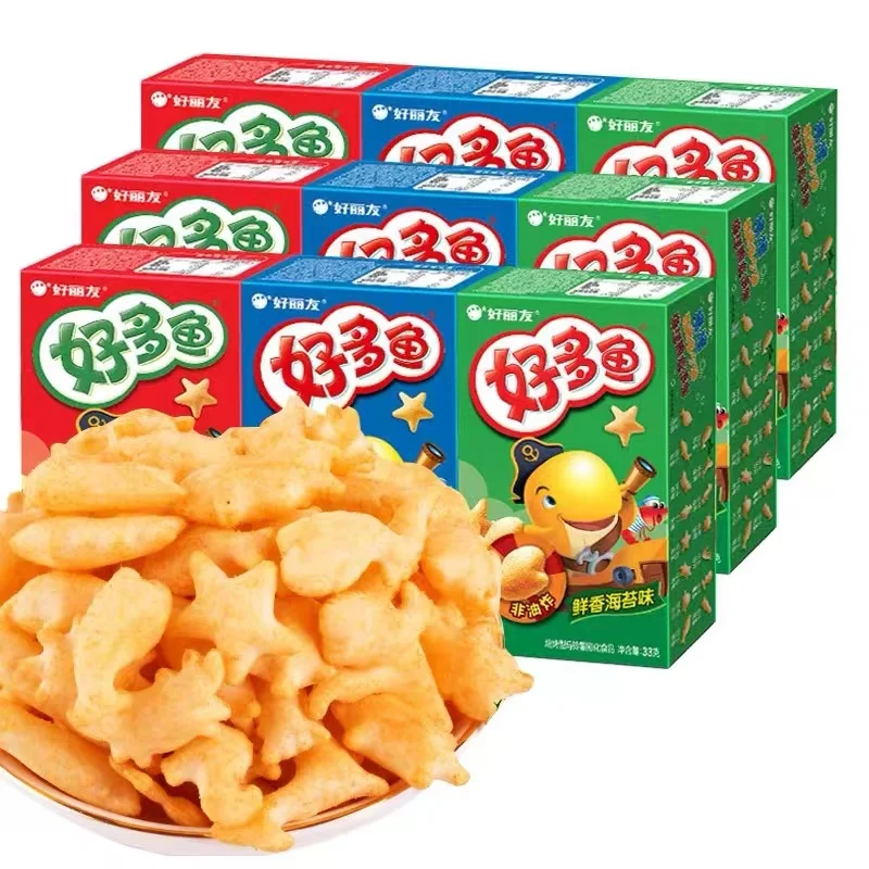 Wholesale Exotic Delicious Crispy Kids Snacks puffed snacks 33g