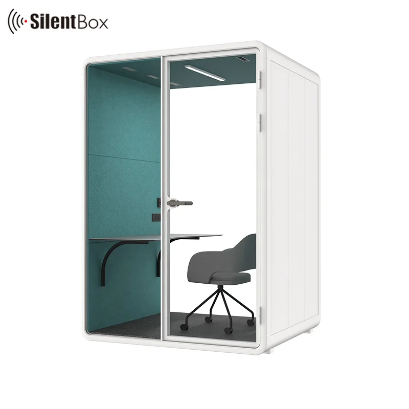 Intelligent Switch Automatically Open Ventilation Light Silent Office Pods Phone Booth chatting room 1-2 person