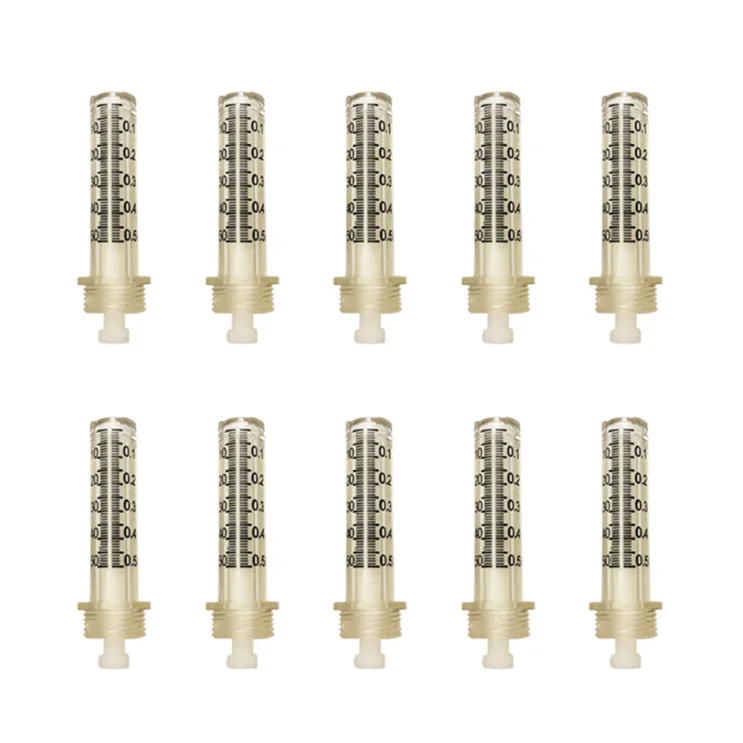 Throwaway Continuous Mist Gun Accessories 0.3ml And 0.5ml Hyaluronic Injection Pen Syringe Hyaluronic Acid Pen Ampoules