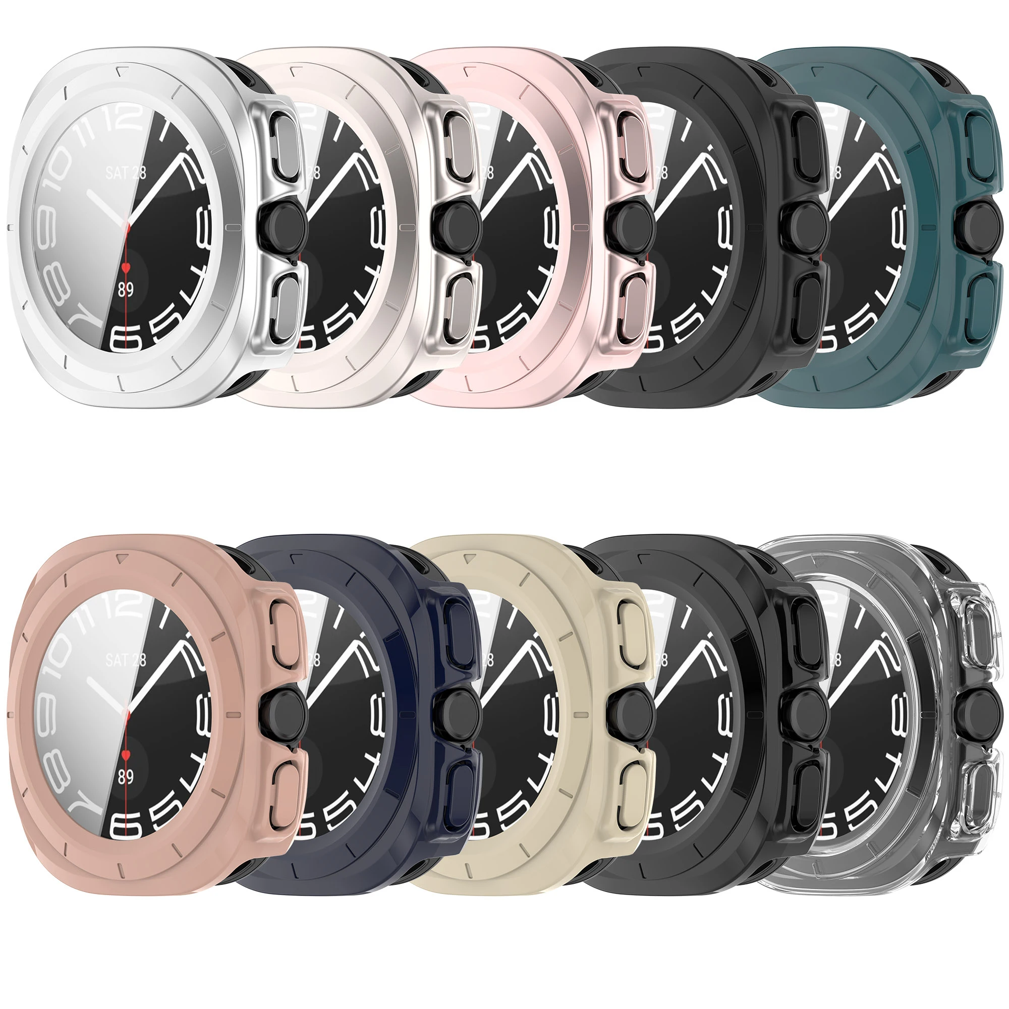 New Hard PC Watch Protector Case For Samsung Galaxy Watch 7 Ultra 47mm Screen Protector Cover