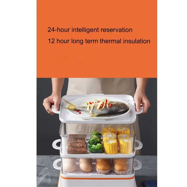 Three layer large capacity steam boiler, 24-hour intelligent reservation, and 12 hour long-term insulation