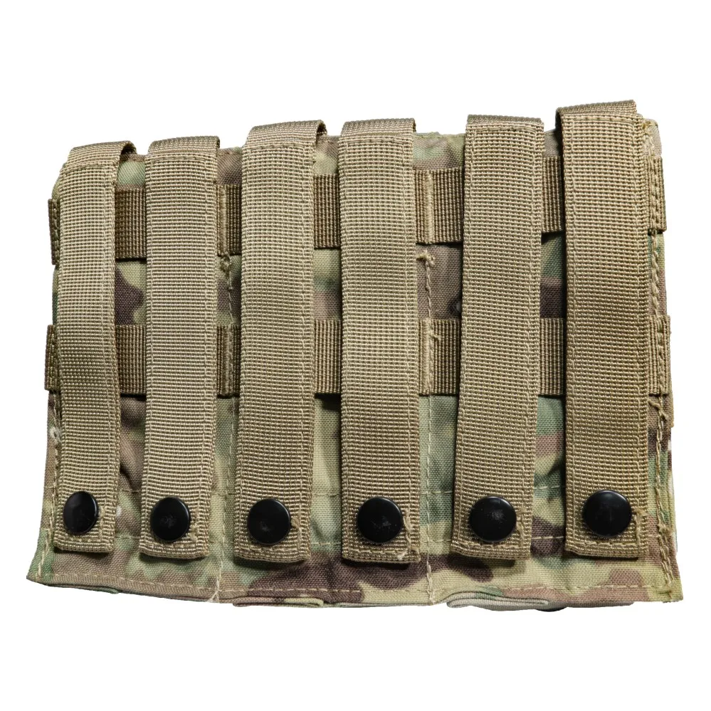 SPARK TAC 1634 Tactical Laser Cut Flap Magazine Pouch Cordura Camouflage Tactical equipment mag pouch