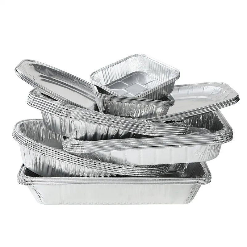 
Many Kinds of Aluminum Foil Container Foil Pan Aluminum Tray For Food, Cooking,Baking,Roasting 
