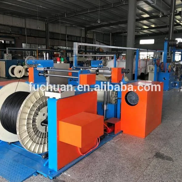 Kunshan Fuchuan высокоскоростной кабельный экструдер Оловянная машина ПВХ HFFR изоляция эмаль медная проволочная для производства