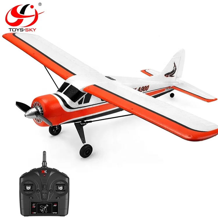 WLtoys A900 DHC-2 2 4G 3D6G системы трюк самолет-реактивный самолет на радиоуправлении самолетов rtf rc пены хобби игрушки