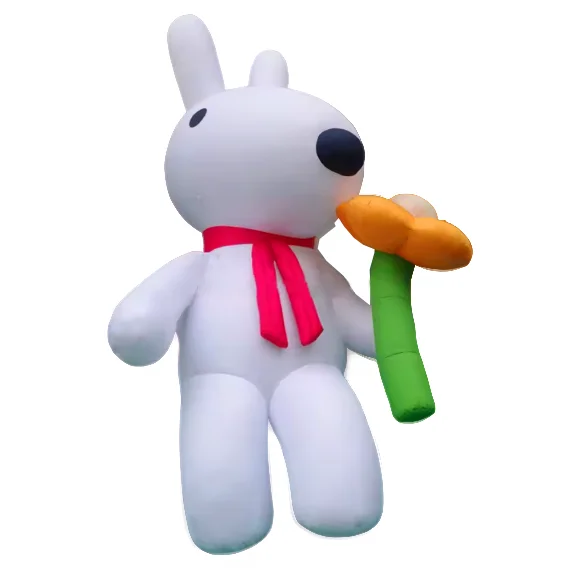 Inflatable led light rabbit outdoor Advertising decoration