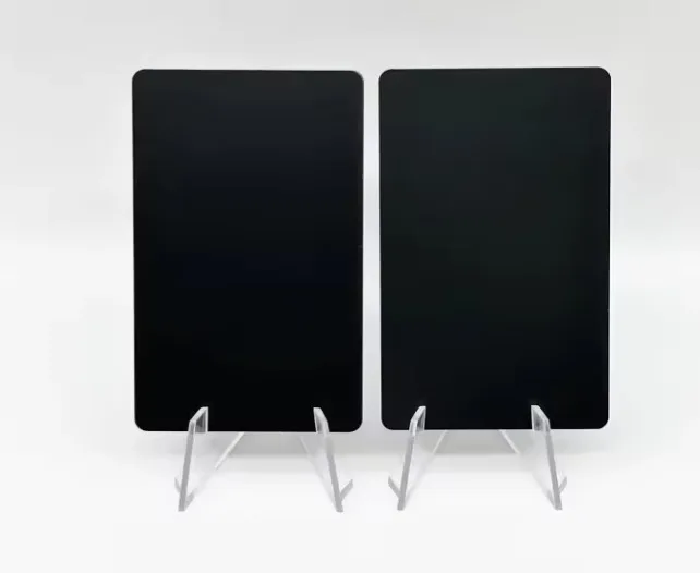 High Quality Brushed Silver Rose Gold Black NFC Ntag 215 Chip Blank NFC IC Card