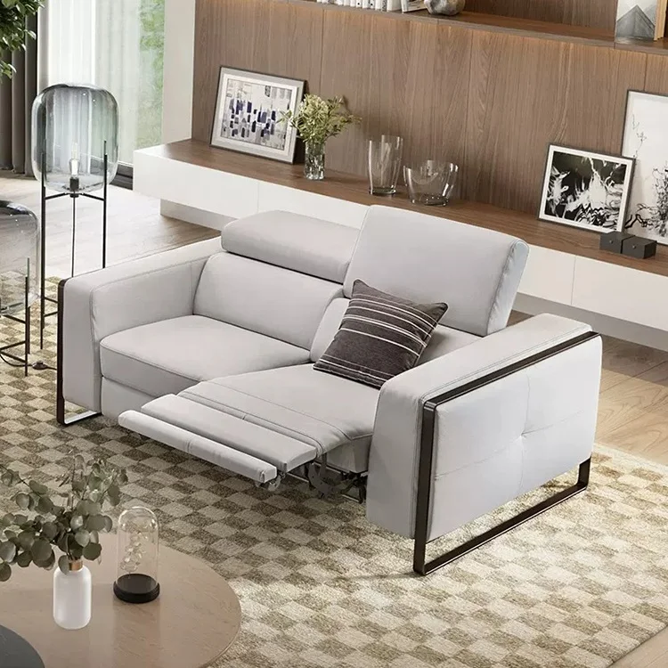 Love seat sofa modern recliner sofa set 3 2 1 couch living room sofas genuine leather recliner