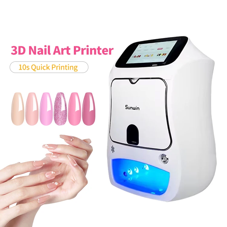 3D Digital Nail painting Machine Price Printing Machine professional Portable Automatic manicure Nail Art Printer