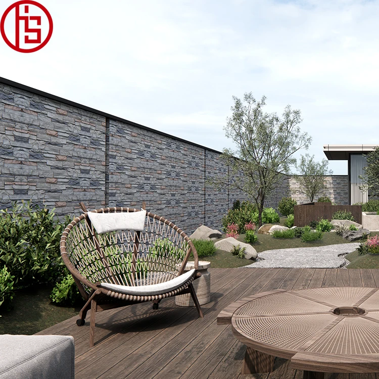 Solid color outdoor cement gray artificial stone replacement stone pyrophyllite stone