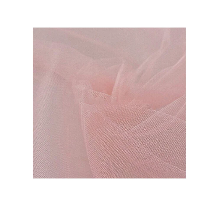 Knitted polyester illusion color bright gold silver silk illusion light silk screen fabric