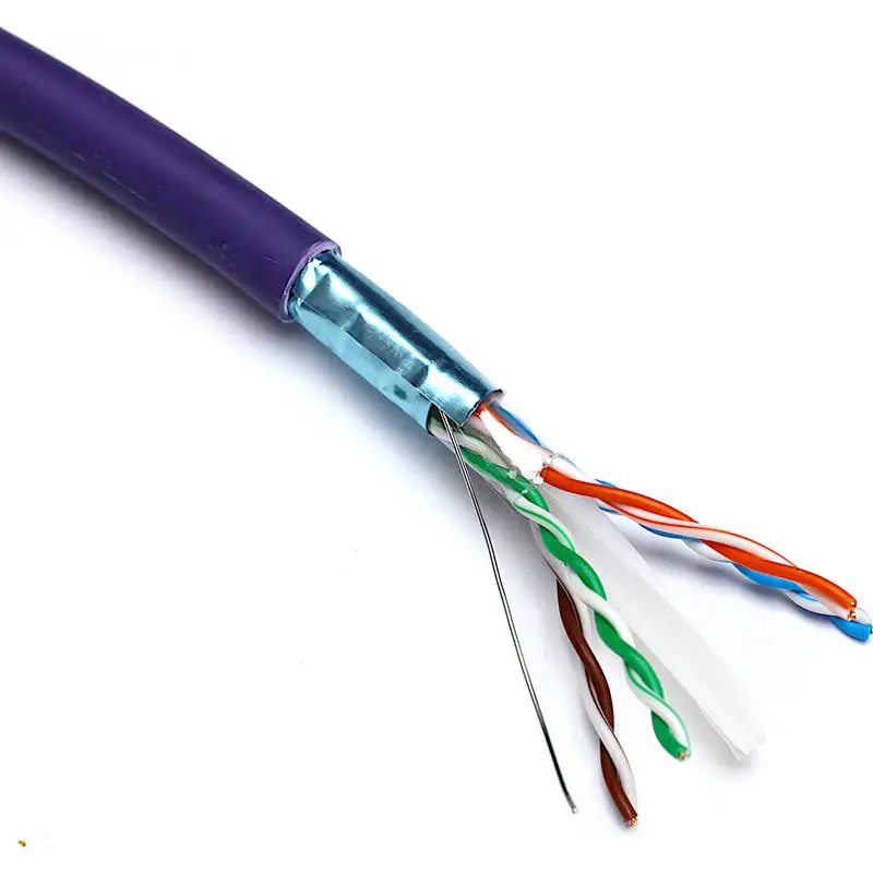 YUHONG role ftp rj45 300 м 4pr 23awg 24 awg cat6a cat7 sftp lszh цветной кабель
